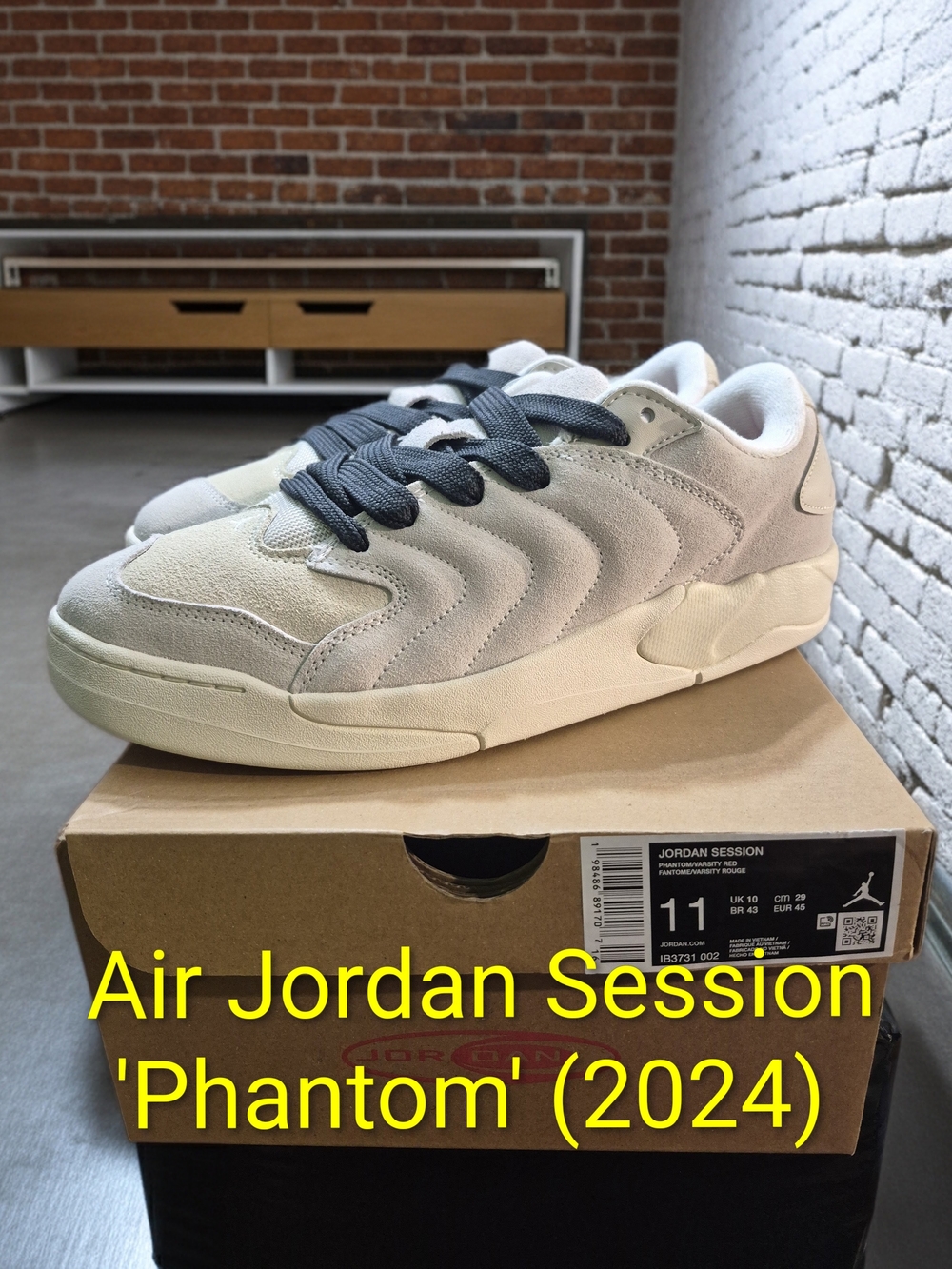Jordan Session 'Phantom' (2024) M11/W12.5 New W/OG Box